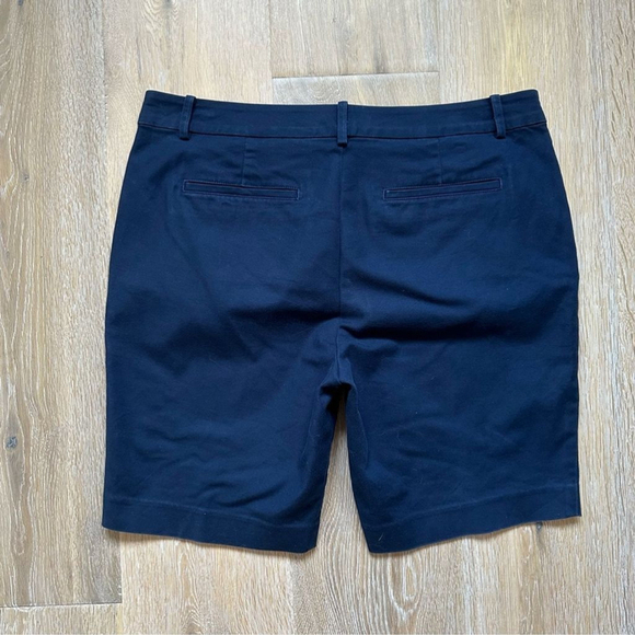 Lauren by Ralph Lauren Navy Blue Bermuda Shorts - Size 12P - Picture 2 of 11